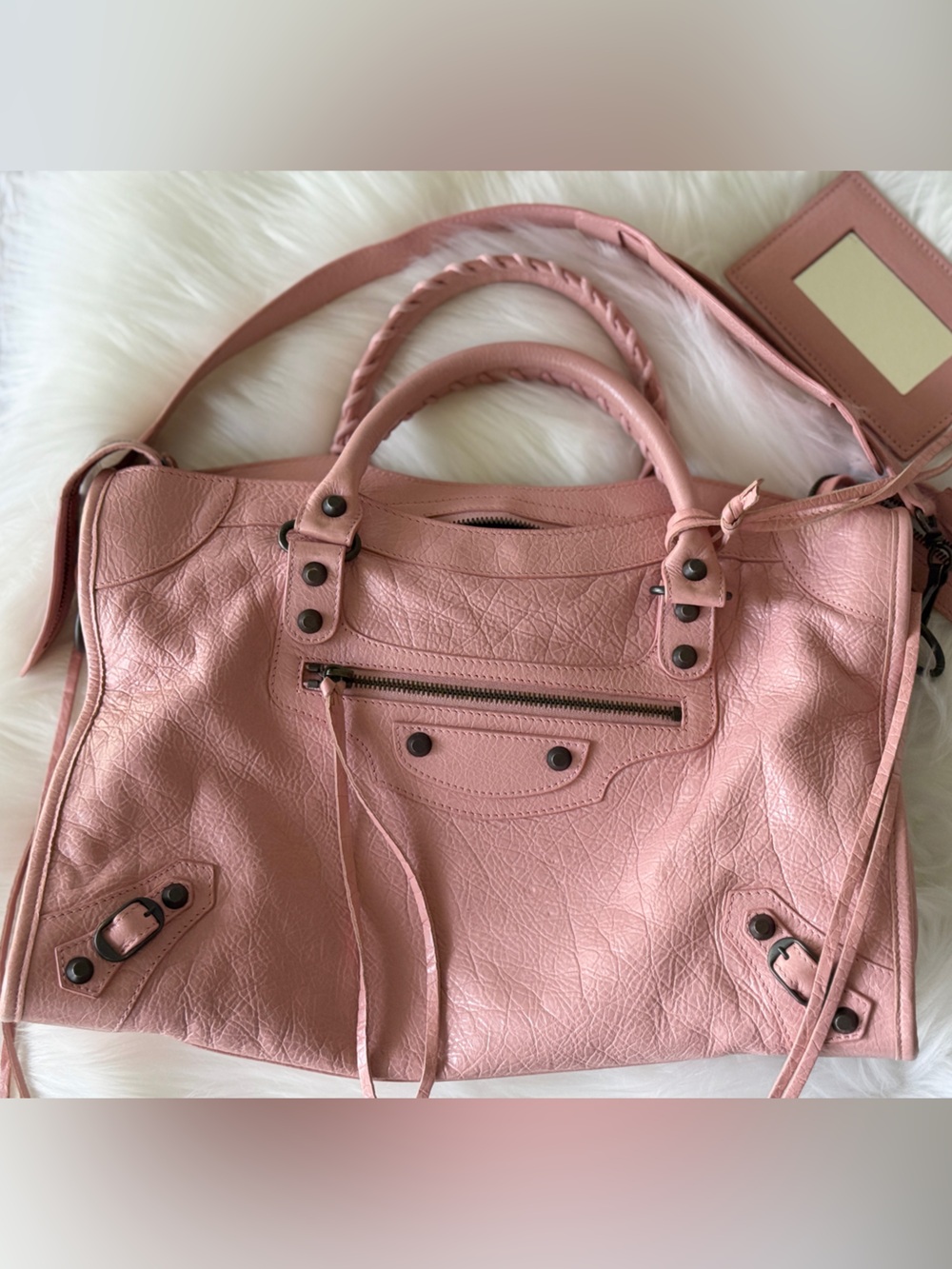 Pink Balenciaga Medium City Bag - Picture 13 of 15